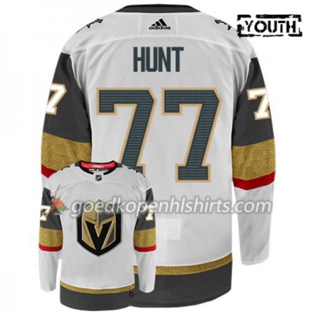 Vegas Golden Knights BRAD HUNT 77 Adidas Wit Authentic Shirt - Kinderen